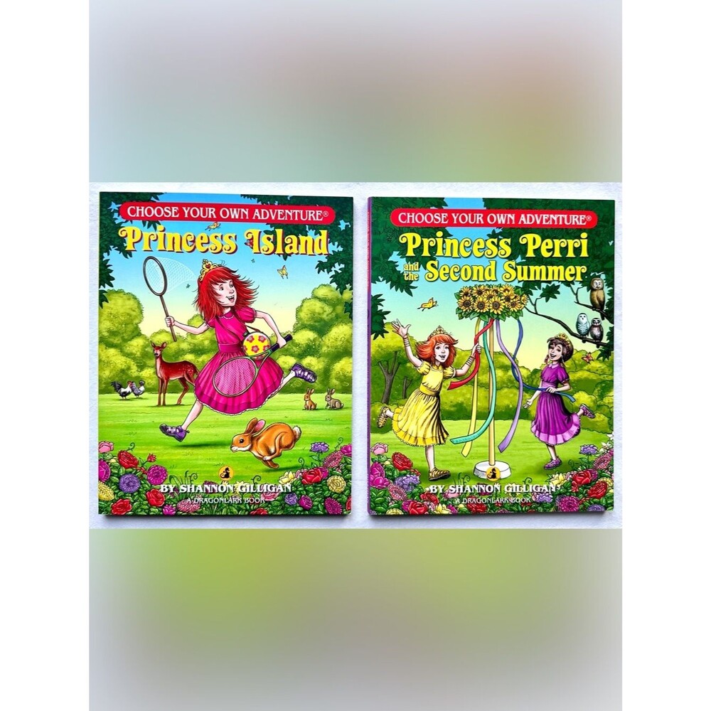 Choose Your Own Adventure Princess Island & Princess Perri Pair Shannon Gilligan
